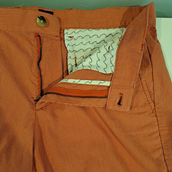 GAP Men's 32x10 Flat Front Corded Stripe Short - Picture 4 of 15